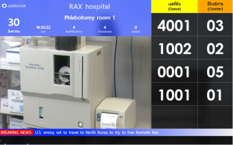 ติดตั้งโปรแกรม Querator (โปรแกรมบริหารงานห้องเจาะเลือด) ที่โรงพยาบาลศูนย์สระบุรี